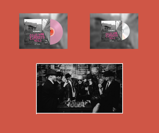 Alabama 3 - Exclusive Pink Vinyl, CD & Signed Print - Cold War Bundle