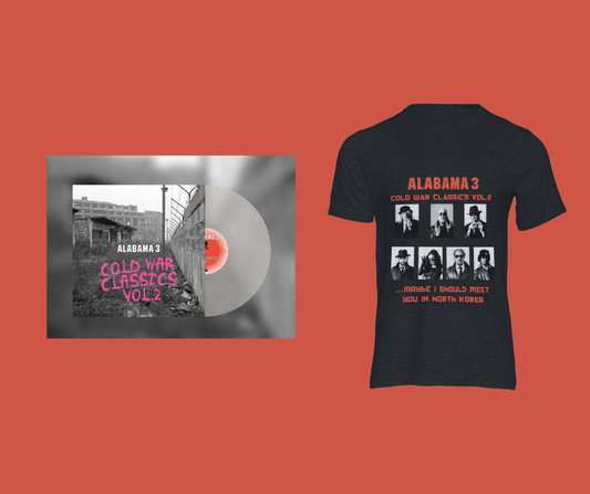 Alabama 3 - Clear Vinyl & T-Shirt  Bundle