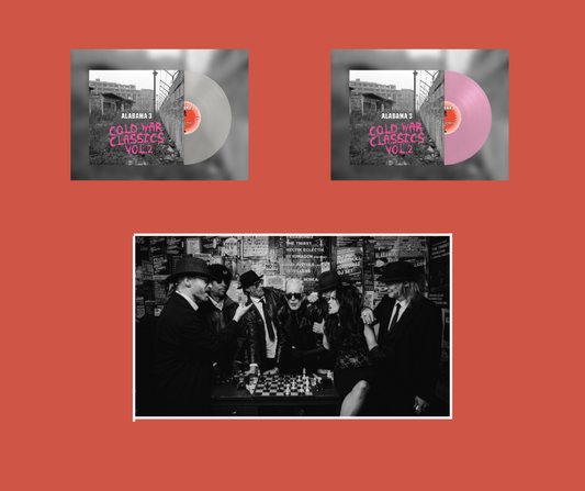 Alabama 3 - Exclusive Pink Vinyl, Clear Vinyl & Signed Print - Cold War Bundle